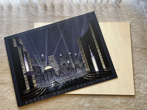 Robert Hoppe Exhibition City For Conquest Lithograph Print 24x32” Unframed READ - Picture 20 of 20