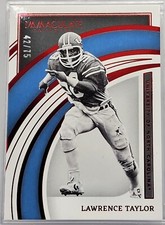 Lawrence Taylor 2022 Panini Immaculate Collection Collegiate No. 32 Ruby SP  /75