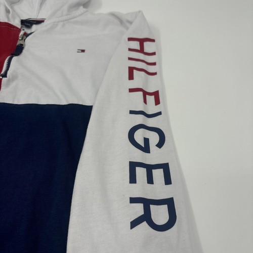 Tommy Hilfiger Abito Zip Donna TH 85 Nautico Maniche Lunghe Taglia L - Foto 5 di 8