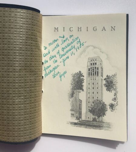 1955 University of Michigan Commencement Day Program Booklet Vintage - Picture 2 of 8