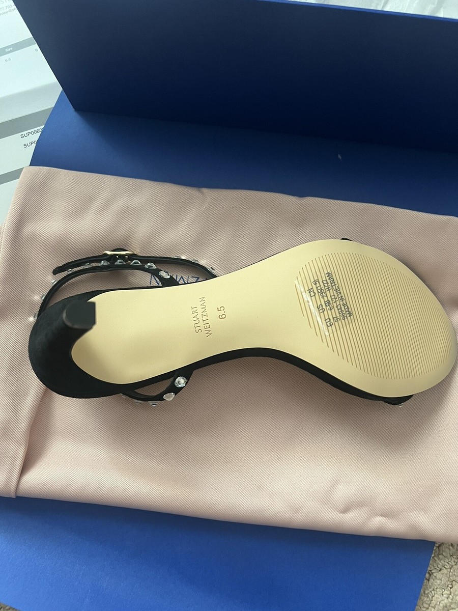 NWB NEW Stuart Weitzman Dancer 80 Sandal Heels, Crystal NWB NEW Stuart Weitzman Dancer 80 Sandal Heels, Crystal