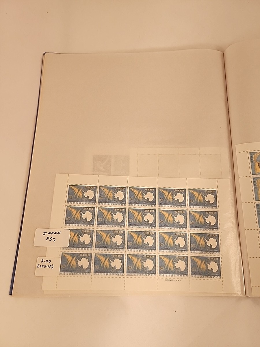 Japan Stamps 740×2, 840, 840-862 MINT Sheet File Lot 24