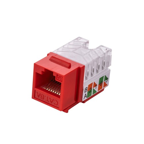 CAT6A Keystone Jack Ethernet Network 45 Degree UTP 8P8P RJ45 Multi-Pack Lot - 第 13/35 張圖片