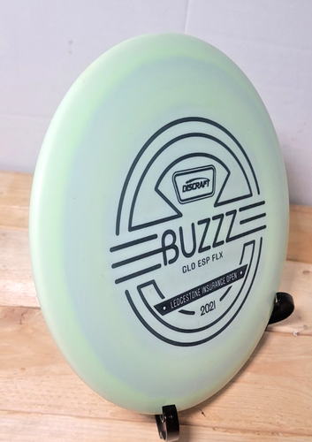 Discraft Buzzz 180 g GLO ESP FLX gama media - edición Ledgestone 2021 verde/amarillo - Imagen 4 de 15