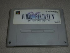 NINTENDO SUPER FAMICOM GAME CARTRIDGE FINAL FANTASY V IMPORT RPG SFC SNES SHVCF5