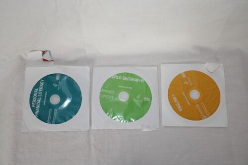 Switched On Schoolhouse 9th Grade 9 Homeschool 3 Disc CD Set Lot Installation - Picture 2 of 5