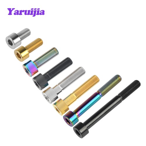 Titanium Bolt M10x20 25 30 35 40 45 50 55 60mm Socket Cap Hex Screws For Bicycle - Picture 6 of 10