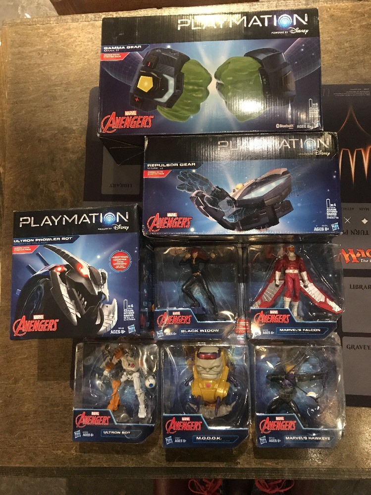 Marvel Avengers Jugarmation LOT Bot Gear Figuras Marvel Avengers Jugarmation LOT Bot Gear Figuras