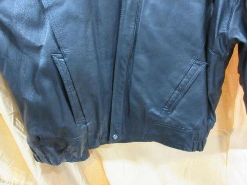 Scully Motorcycle Black Leather Jacket Men's Size 44 - Brand New - Picture 6 of 6