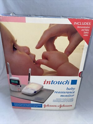 Johnson & Johnson Intouch Baby Beruhigung Monitor Box seltenes Qualitätssystem Fwo