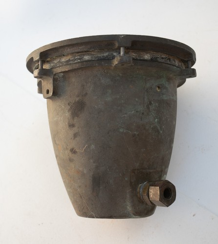 Hydrell Corporation Bronze Nautical Lamp Cat # 4418 (S6L/JSF6) Inset Glass Lens - Picture 12 of 12