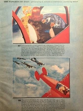 Esquire The Exploits of Esky Comic Serial 17-24 Vintage Magazine Print 1943