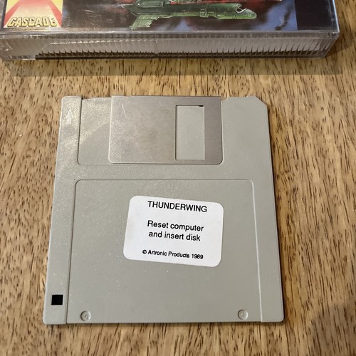 SUPER RARE THUNDERWING By Cascade 1989 Atari ST Computer TESTED & WORKING - Picture 2 of 6