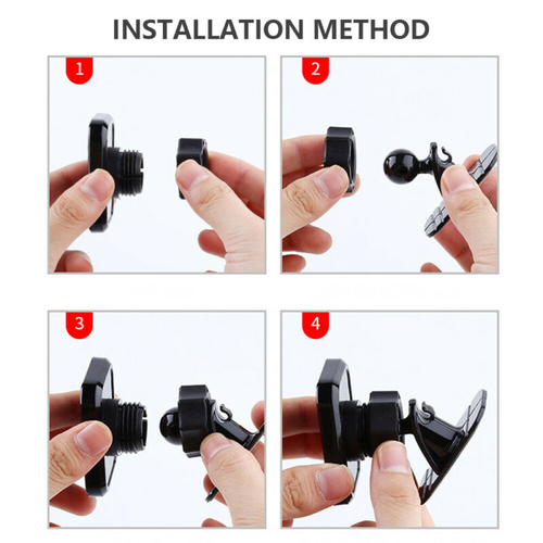 Universal Car Dash Magnetic Mount Phone Holder Stand Dashboard iPhone Rotate GPS - Picture 4 of 12