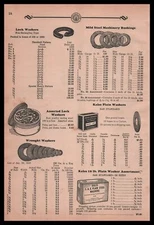 1931 Kales S. A. E. Plain Steel Washers Mild Machinery Bushings Vintage Print Ad