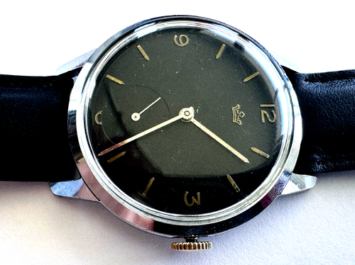 Vintage Men's Marvin 700 Swiss Mechanical Wind Up Watch Black Band & Dial Runs - Picture 15 of 18