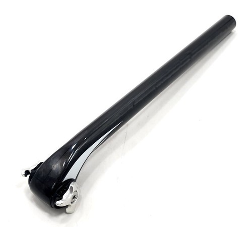 Carbon Fiber Seat Post 27.2 x 400mm, 20mm Setback, 200 Grams - Picture 3 of 7