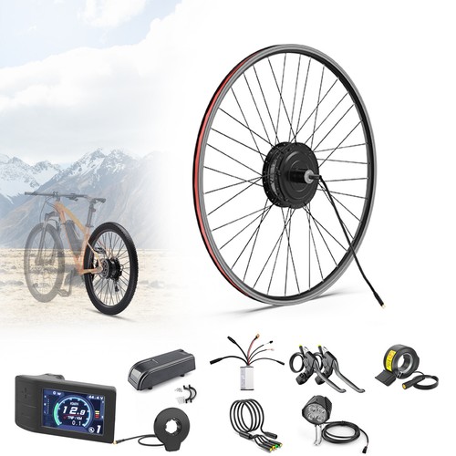 Bafang 26" 27.5" 700C 48V 500W Electric Bicycle Rear Hub Wheel Motor V-Brake US - Picture 15 of 18