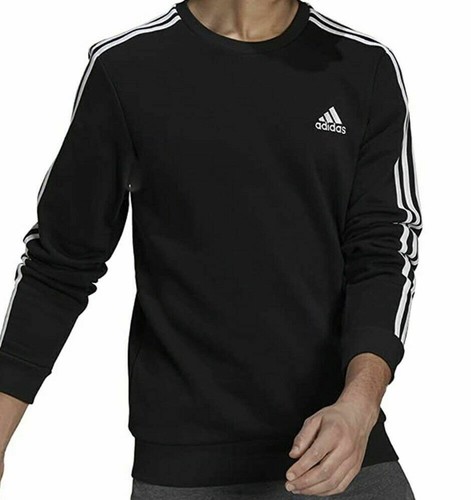 Adidas Men's Fleece Crewneck Pullover Sweater - Picture 9 of 36