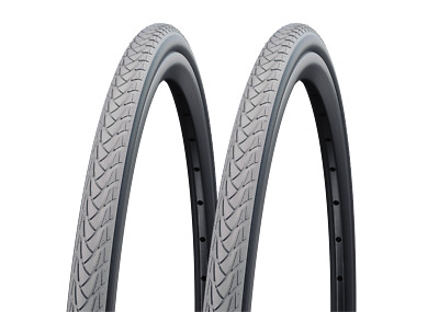 2x Schwalbe Marathon Plus 25-540 grau/schwarz Drahtreifen SmartGuard 24x1.00
