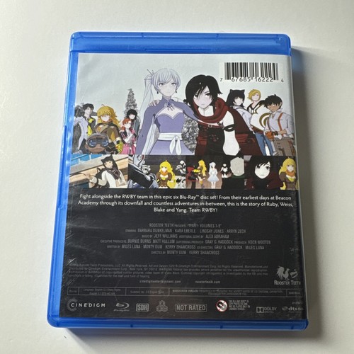 Rwby Collection: Volumes 1-6 Blu-ray AUTHENTIC USA Version Rare - Picture 8 of 8