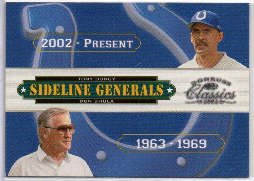 Don Shula trading card