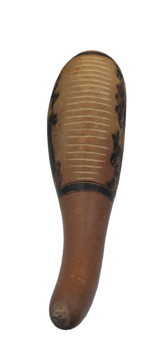 Natural Hand Carved Peruvian Guiro Percussion Musical