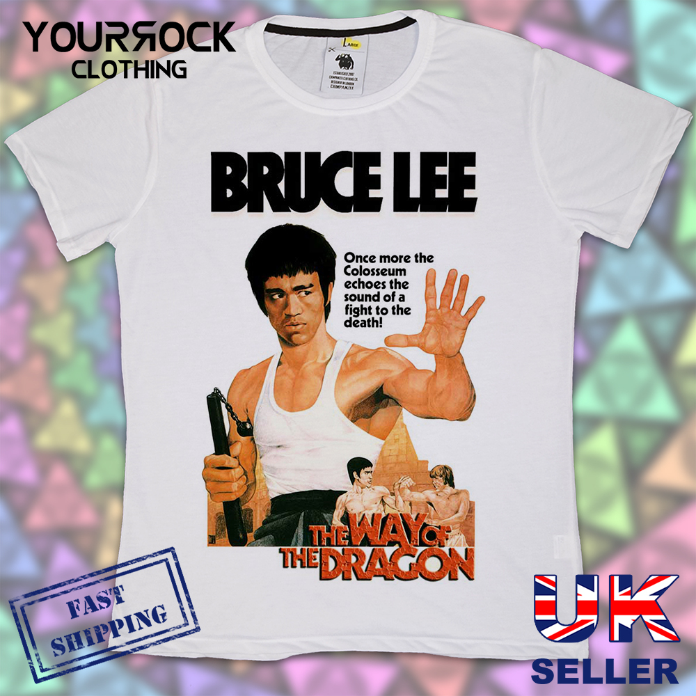 Bruce lee fist of fury, the way of the à dragon, présent à the manches courtes hommes t shirt a80ad9 Bruce lee fist of fury, the way of the à dragon, présent à the manches courtes hommes t shirt a80ad9