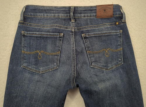 Lucky Brand Womens Jeans 2/26A Lolita Skinny Blue Denim Mid Rise 26x27 - Picture 12 of 14