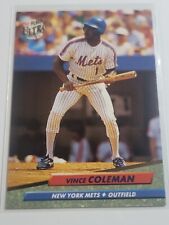 VINCE COLEMAN 1992 Fleer Ultra #229.  METS