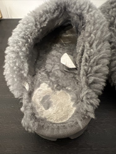 UGG Coquette Slippers Gray Women's Size 8 *Authentic! Inside Well Worn* - Picture 8 of 11