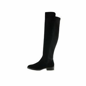 clarks suede over knee boots