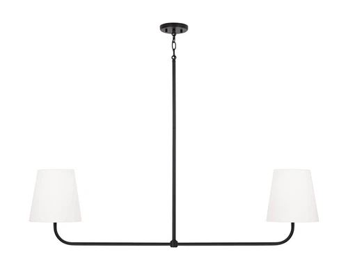 Capital Lighting 849421MB Brody Transitional White Fabric Island Lights for K... - Picture 1 of 5