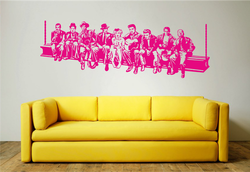 Hollywood Icons Lunch on a Beam (Skyscraper) Wall Art Sticker, Mural - Picture 8 of 8