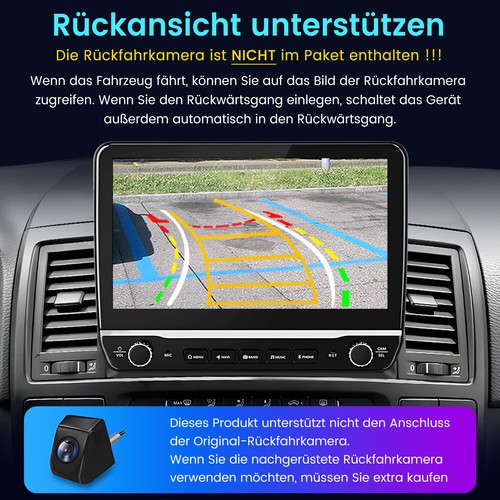 Radio de coche 128 GB DAB+ para VW T5 Multivan GPS Bluetooth Navi Android13 RDS WIFI 4G - Imagen 11 de 14