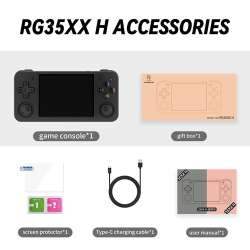 ANBERNIC Nueva Consola de Juegos Portátil Retro Doble Rocker RG35XX H 3,5 Pulgadas Regalo - Imagen 13 de 16