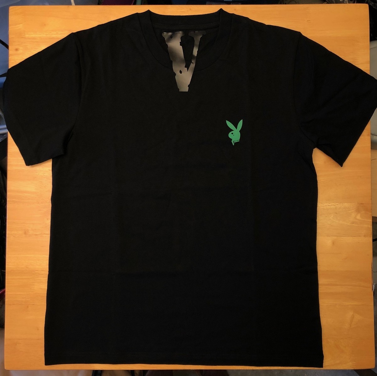 vlonetシャツ  black/green s-l1200.jpg