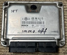 PROGRAMED PLUG & PLAY IMMO OFF 2002 VW JETTA GOLF 1.9 ALH ECU ECM 038906012FD