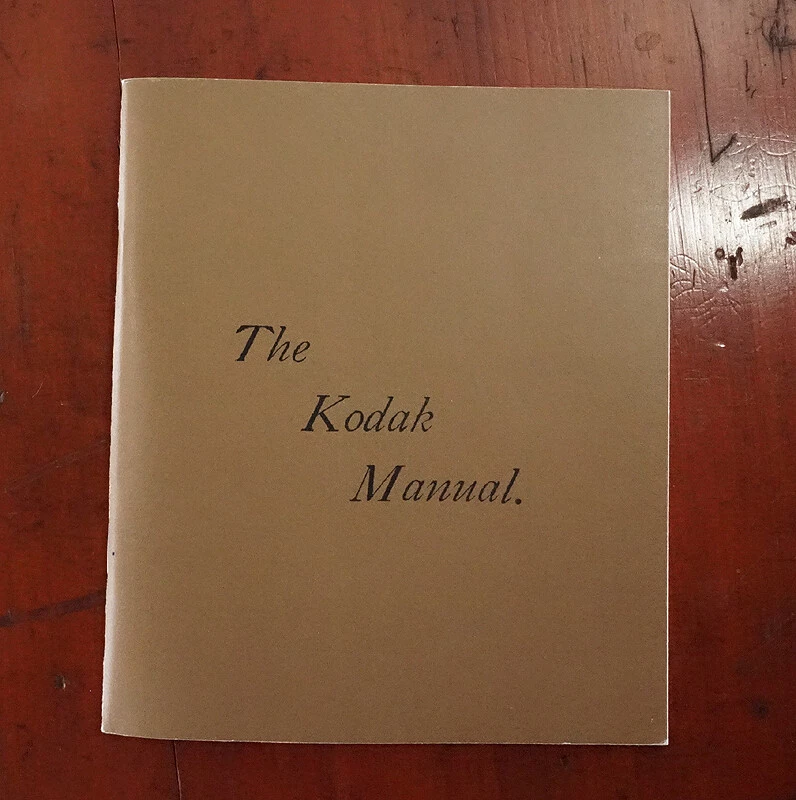 KODAK ORIGINAL MODEL INSTRUCTION BOOK REPRINT, 1998/cks/219947