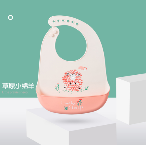 Baby Bibs Cute Dishwasher safe Comfortable Silicone Feeding Food Catcher Plastic - Picture 21 of 22