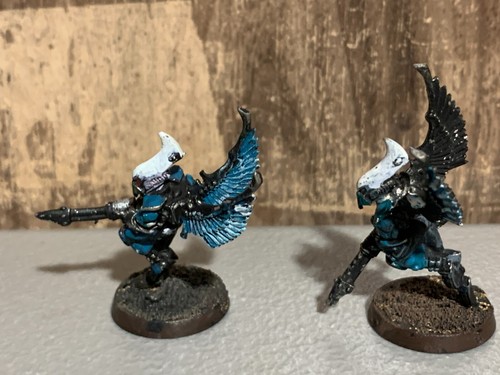 A16730 WARHAMMER 40K ELDAR CRAFTWORLDS SWOOPING HAWKS 2 PK METAL GW - 第 4/6 張圖片