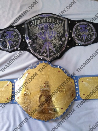 PHENOM + RIC FLAIR SIGNATURE SERIES 4MM World Wrestling Champion Belt (Replica) - Picture 1 of 12