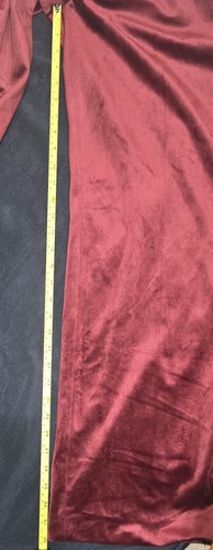 Express Editor Mid Rise Velvet Trousers Red Size 6R Relaxed Fit Dress Pants - Picture 9 of 10