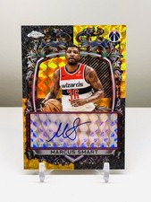 Marcus Smart /50 Auto 2025-26 Topps Chrome Signature Style #SS-MS Gold Refractor