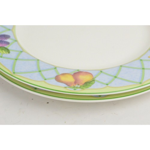 Set x7 Ceramic Salad Plates Mikasa Casual Classics Fruit Rapture Y4001 Thailand - Picture 7 of 10