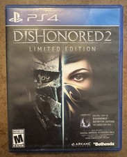 Dishonored 2: Limited Edition (Sony PlayStation 4, 2016) Case + Disc SEE PHOTOS!