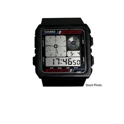CASIO レトロ　当時品　TWIN-GRAPH AE-20W ツイングラフ Vintage RARE Casio Twin Graph Ae-20w Mod 588 WR 50m Japan