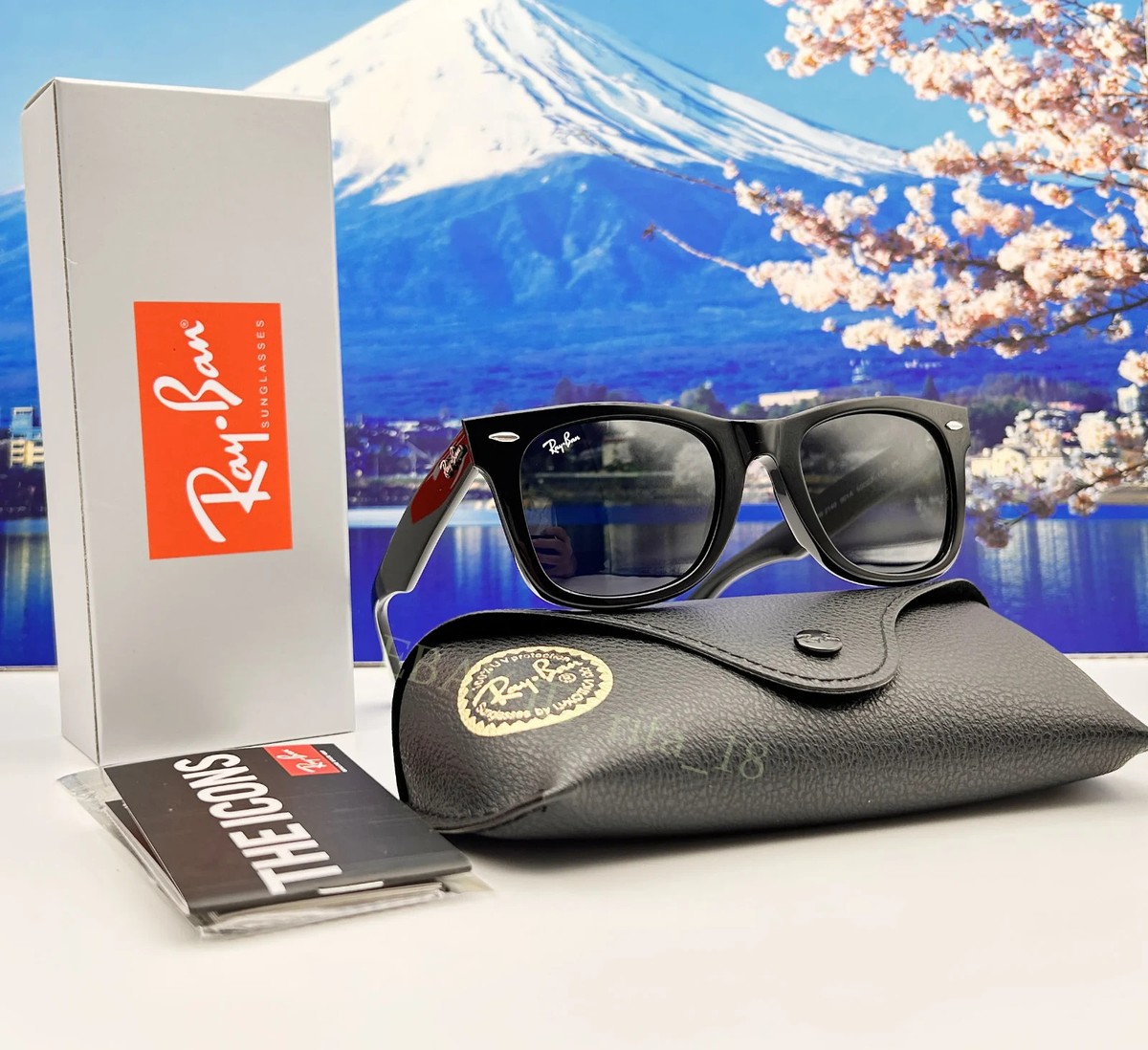 Ray-Ban RB2140 901/58 50-22 Polarized Sunglasses - Black for