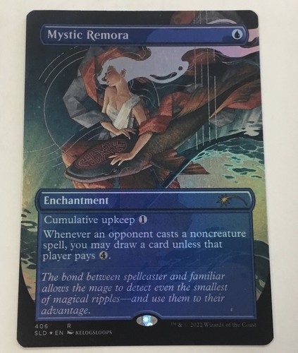 Mystic Remora (Borderless) Secret Lair Drop Foil
