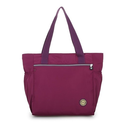 Square Middle Aged Mom Bag Oxford Cloth Nylon Shoulder Bag Travel - Picture 12 of 14
